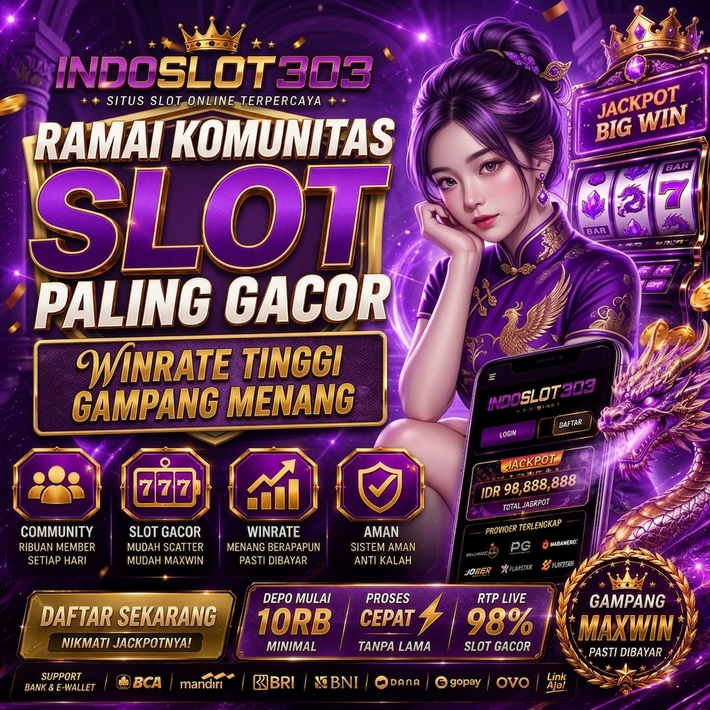 Banner INDOSLOT303 Slot Gacor Hari Ini